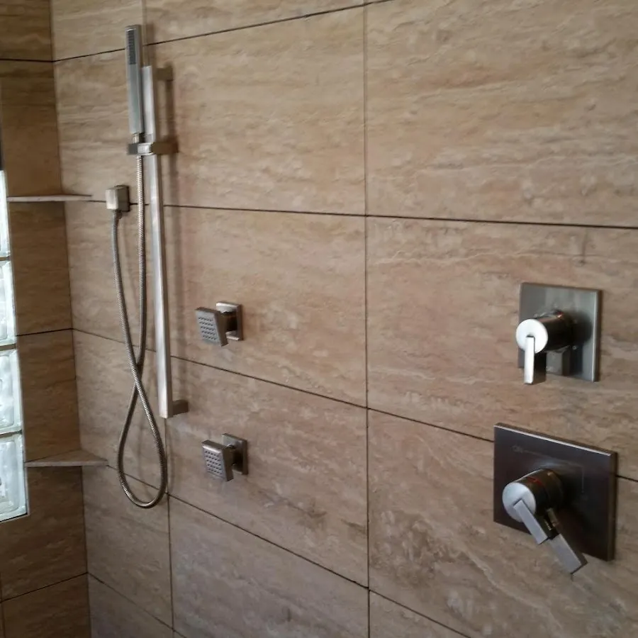 Shower fixture installation for Water Heater Replacement in Philadelphia